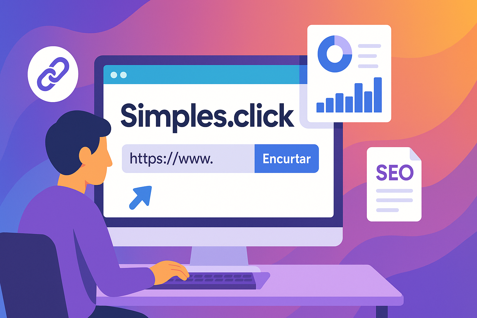 Como encurtar links gratuitamente no Simples.click em 2025: guia completo